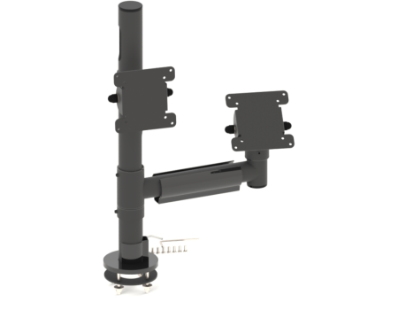 Double monitor stand