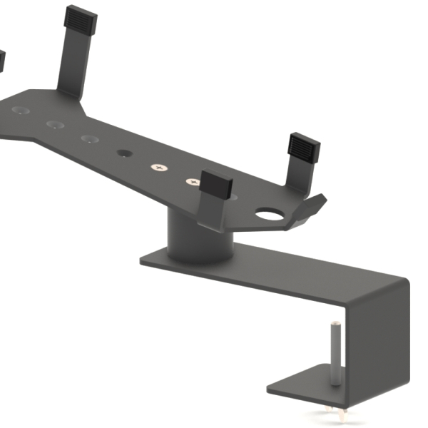 Universal desktop POS stand