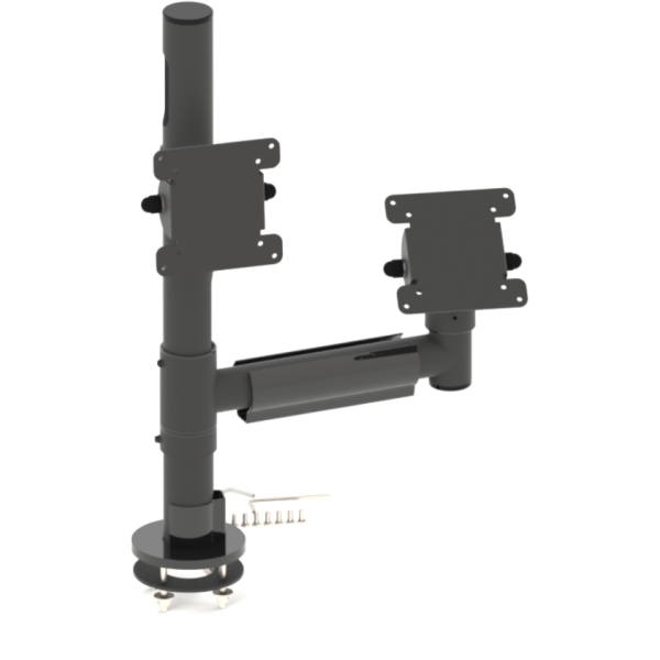 Double monitor stand