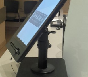 Electronic signature pad security stand