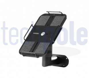 Desktop tablet stand. Security grips adaptable to all tablet size.