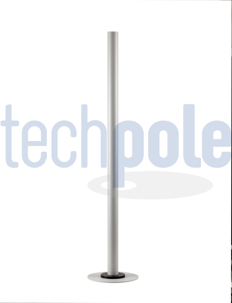 Lockable tablet pole mounts